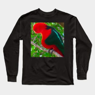 A distorted king parrot! Long Sleeve T-Shirt